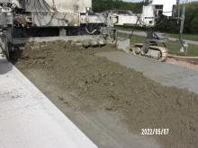Warstwa nawierzchniowa z betonu cementowego L04 WSP, km. TG 0+300