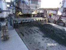 Warstwa nawierzchniowa z betonu cementowego na pasie włączenia do WSP L02, km. TG 1+050